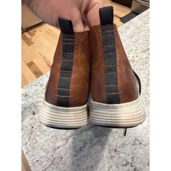 Timberland A1IX4 SensorFlex Mens‎ Chukka Boots Brown Leather Navy Mesh Size 9